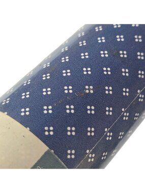 Country Blue White 1990s Country Cottage Vinyl Wallpaper Scrubbable Farmhouse